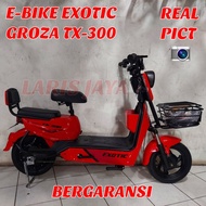 PROMO TERMURAH sepeda listrik murah 500 watt sepeda listrik exotic groza terbaru real  selis exotic revolve terbaru SEPEDA LISTRIK COOLTECH TERBARU SEPEDA LISTRIK MURAH KUALISTAS TERJAMIN DAN BERGARANSI RESMI SEPEDA LISTRIK MURAH