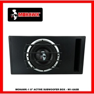 MOHAWK Car Audio 21M1-8ASB 8 inch Double Coil Super Active Subwoofer Box , 300W