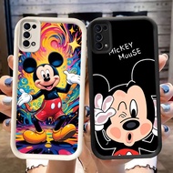 DK-72 Mickey Mouse Silicone Casing black and white for OPPO Realme Reno Find Narzo N63 5 N53 6 A5i X