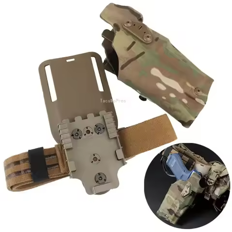 Hunting Gun Holster Quick Release Tactical Combat Right Hand Holsters Pistols Carry for Glock17 Gen4