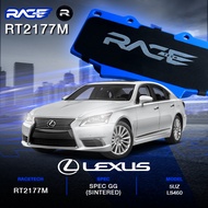 ผ้าเบรคหน้า RACETECH รถ LEXUS 5UZ / LS460 - ผ้าเบรคชุดหน้า เลคซัส ห้ายูแซด แอลเอส สี่หกศูนย์ - รหัส