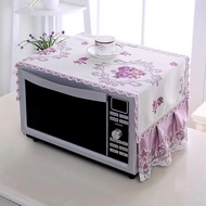 [Home Essentials] Microwave Oven Cover Dust Cover Cover Cloth Bedside Table Cover TV Microwave Oven Washing Machine Cover Towel Tablecloth Coffee Table Cloth