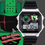 The Roblox1x4 cartoon digital LED electronic watch in a square shape is for girls and boys aged 3–15
