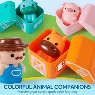 Feelo Number Train Blocks Compatible Duplo 58 Pcs