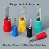 [100pcs] DBV flat battery wire connector, 0.5 - 1.5mm flat pin wire connector (pin) copper wire conn