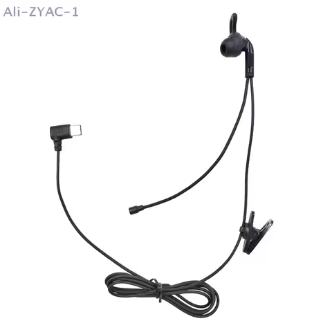 {ZYAC-1} Type-C USB-C Interface Single Ear Headset with Microphone For V6 Pro V4C Plus Q8 F6 V7 Refe