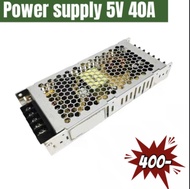 Power supply 5v 40A แหล่งจ่ายไฟled