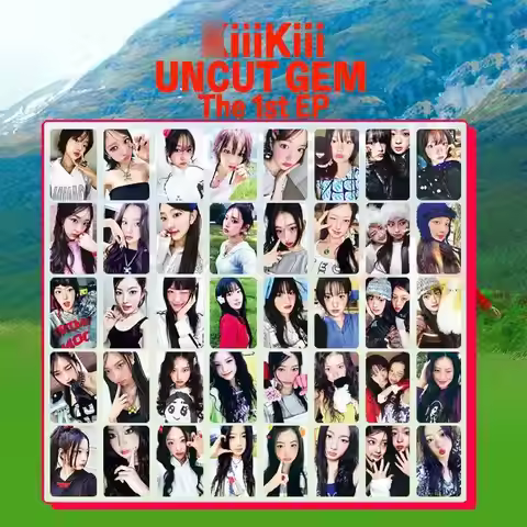 5pcs/set KIIIKIII debut album UNCUT GEM single LOMO card collector card HAUM KYA JIYU high quality p