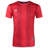 WARRIX SPORT เสื้อฟุตบอลพิมพ์ลาย WA-1548 (สีแดง)