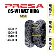 PRESA CS-W1 WET KING 110/70-12, 120/70-12, 110/80-14, 140/70-14 (Vespa Sprint, Yamaha NVX 155, X-Max
