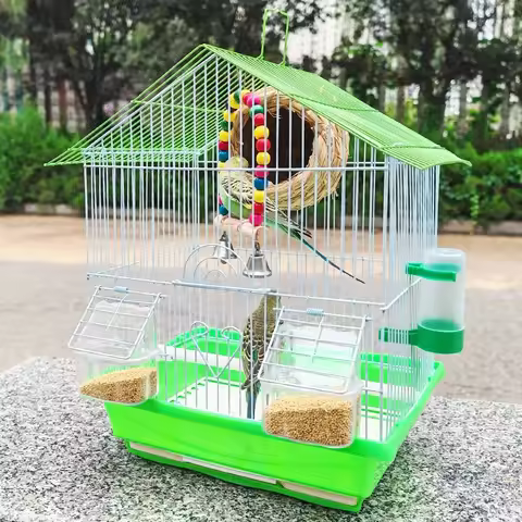 Budgie Bird Cages Nest Backpack Garden Stand Bird Cages Outdoor Pigeon Bird Supplies