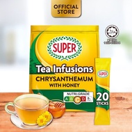 SUPER Tea Infusions Honey Chrysanthemum Instant Tea, 20 sticks   (Expiry: Sept 2027)