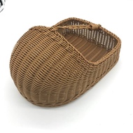 Rattan Room Rattan Basket Silk Shoes Storage Shoes Slippers Hotel Room Basket Basket Imitation IIRB