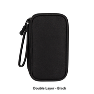 [Ready Stock] Gadget Organizer Bag - Double & Single Layer Gadget Pouch Power Bank Cable Earbuds Sto