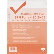 MARKING SCHEME SPM FORM 4 SCIENCE LATEST TRIAL EXAM FORMAT  PAPERS ( SET ) ( 2025 )