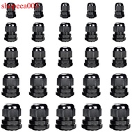 10 Pieces Nylon Cable Gland Kit, Waterproof IP68 Cable Gland Joints Adjustable Locknut, PG7 PG9 PG11