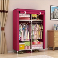 Fashion Clothes Cabinet Bedroom Metal Wardrobe Clothes Storage Wardrobe Clothes