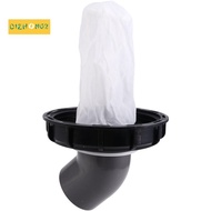 IBC Ton Pail Accessories Ton Pail Plastic with Filter Ton Pail Cover DN150 Black DN150-165MM 45 Degr