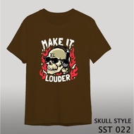 T-shirt Men Women Adults And Children Short Sleeve Skull Style SST 022-024