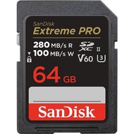 サンディスク SanDisk Extreme PRO UHS-II V60 SDSDXEP-064G-JNJIP Class10 64GB SDカード