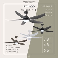 [INSTALLATION] - FANCO GALAXY - 5 38 / 48 / 56 Inch DC Motor Ceiling Fan with 3 tone LED Light and Remote Control