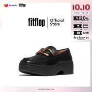 FITFLOP F-LUMA SQUARE-CHAIN LEATHER รองเท้าโลฟเฟอร์ผู้หญิง รุ่น E3T