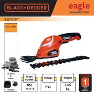 Black & Decker GSL700KIT-B1 7V Shear Shrubber Kit With Trimming & Lawn Edging Blades ( GSL700KIT, GS