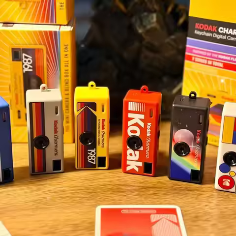 2026 New Kodak Charmera Keychain Digital Camera 1987 with Flash Mini Digital Camera 6 Colors Random 
