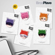 OTS6 - [ BROS ] KPOP PIN BROS - SCHOOL BAG PIN - HIJAB VEIL - T-SHIRT - IDOL GROUP PLAVE MEMBER BIAS