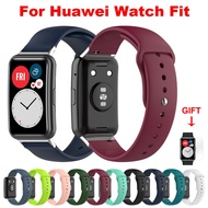Huawei Watch Fit Strap Silicone Breathable WatchBand Accessories Replacement For Huawei Watch Fit Sm