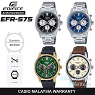 [Casio Malaysia Warranty] Casio Edifice EFR-575D Men's Chronograph Watch EFR-575L EFR-575 EFR575 EFR