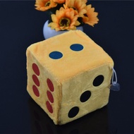 Large Size Kindergarten Toy Dice 12cm Short Plush Sieve Flying Chess Game Props Super Soft Big Color