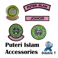 Islamic Princess Accessories Pin Shoulder Badge Embroidery Pin Hat Badge