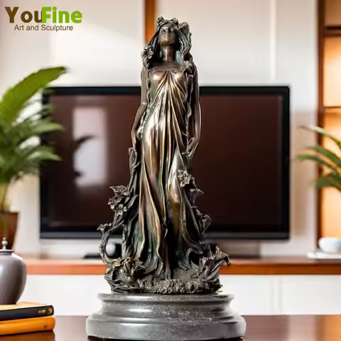 Bronze Aphrodite Sculpture Greek Myth Aphrodite Bronze Statue Goddess Of Love and Beauty Angel For H