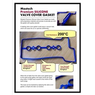 Mastech Silicone Valve Cover Gasket - Toyota Altis 1.6, 1.8 Dual VVT-I (1ZR / 2KD) (SVCL-T/ALTIS-1ZR