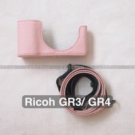 [Ricoh GR3/4 only] Ricoh GR3/ GR4 leather camera cases of many types