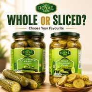 ROYALARM Pickle Cucumber Slice Pickles Cucumber Sliced Halal Jeruk Gherkin Halal Pickel Cucumber Pic