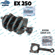 Kawasaki EX Ninja Z 250 14 17 Original Crankshaft 13031-0769 100% Rod Z250 250 Ninja 2 Piston With C