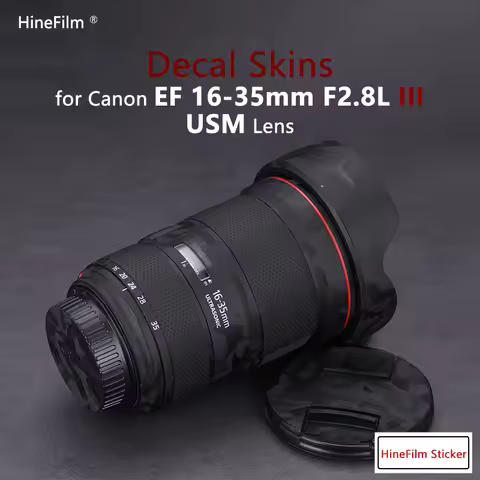 Hinefilm Skin for Canon EF 16-35mm f2.8 L III Lens Skin for Canon EF16-35 f2.8 III Len Sticker 1635 