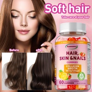 XEMENRY contains biotin, collagen, and vitamin C，dietary supplement for hair and skin health, suitab