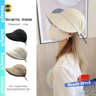 Women Sun Visor Korean Hat Quick-Drying Anti-UV Bucket Cover Face