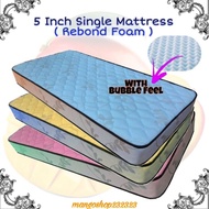 Single Mattress 5 Inches Rebond / Tilam Bujang 5 Inci Rebond / Tilam Single