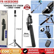 3in1 Bluetooth Selfie Stick 170cm T17 + 3in1 Bluetooth Remote Tripod Thread T17 Multifunction Selfie