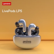 Lenovo LP5 TWS ชุดหูฟังไร้สาย Bluetooth ชุดหูฟังไร้สาย สำหรับโทรศัพท์สมาร์ททุกรุ่น แฮนด์ฟรีชุดหูฟังไ