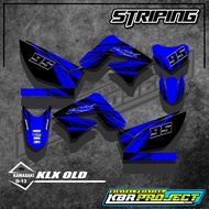 COD Stiker KLX LAMA striping KLX LAMA motor variasi Racing D-15 BAHAN MAXDECAL