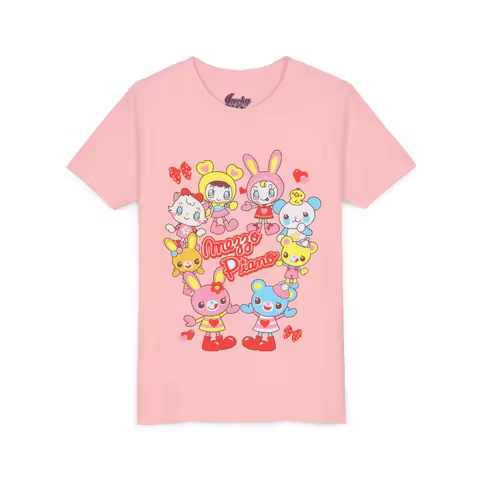 Youth Size Kawaii Cutecore Style Tee - Sanrio Mezzo Piano Toddler Shirt - Jojifuku Fashioned Childre