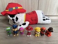 paw patrol 毛公仔 + 7隻公仔