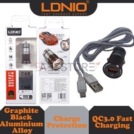 LDNIO C304Q QC 3.0 USB Car Phone Charger DC 5V 3.0 A ( FREE Micro USB Cable )
