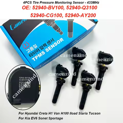 4PCS 52940-BV100 52940-Q3100 52940-CG100 52940-AY200 Tire Pressure Monitor Sensor For Hyundai Creta 