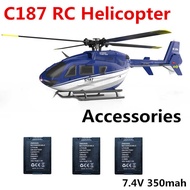 々 C187 RC Helicopter Original Accessories 7.4V 350Mah Battery For Ec135 Drone Spare Parts